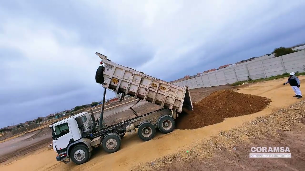 Pistas, veredas y movimiento de tierras